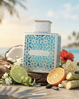 Rayhaan Aquatica Eau de Parfum 100ml – Tropical Lime Coconut Mojito Summer Fragrance by Rayhaan