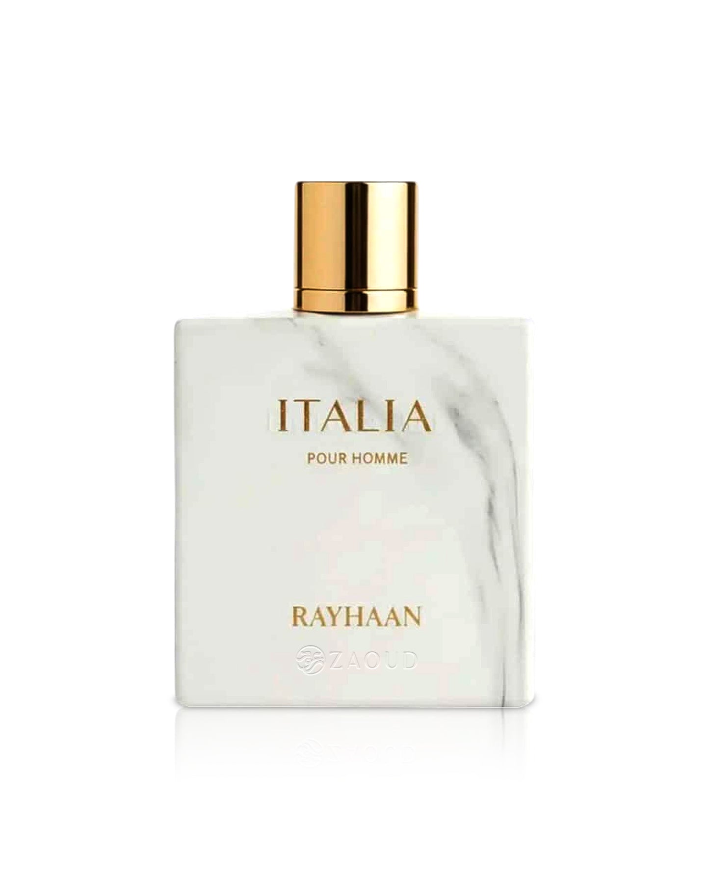 rayhaan italian perfume bottle shows against white background