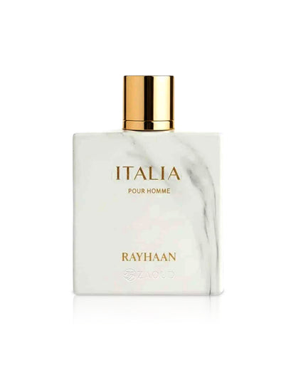 rayhaan italian perfume bottle shows against white background