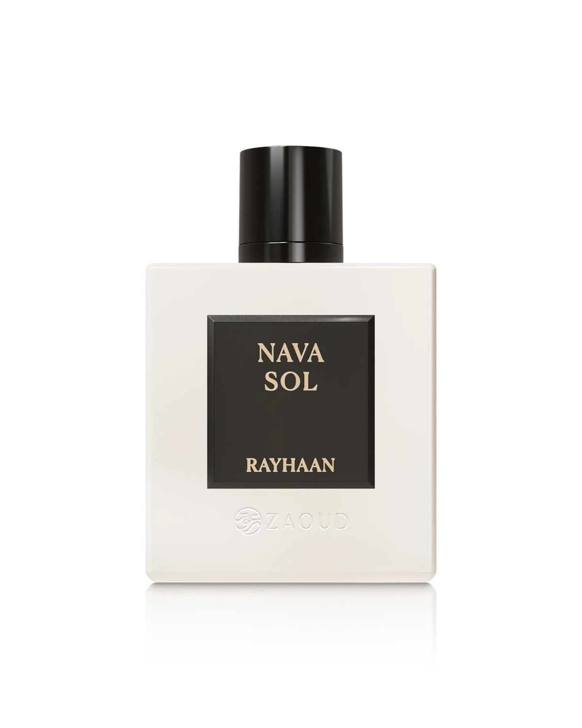 rayhaan nava sol perfume bottle shows against white background