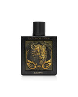 rayhaan tiger perfume bottle shows against white background