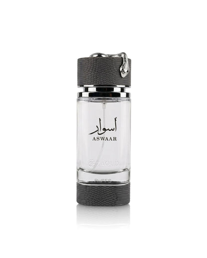 Riiffs aswaar perfume bottle shows against white background