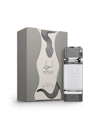 riiffs aswaar perfume bottle shows against white background