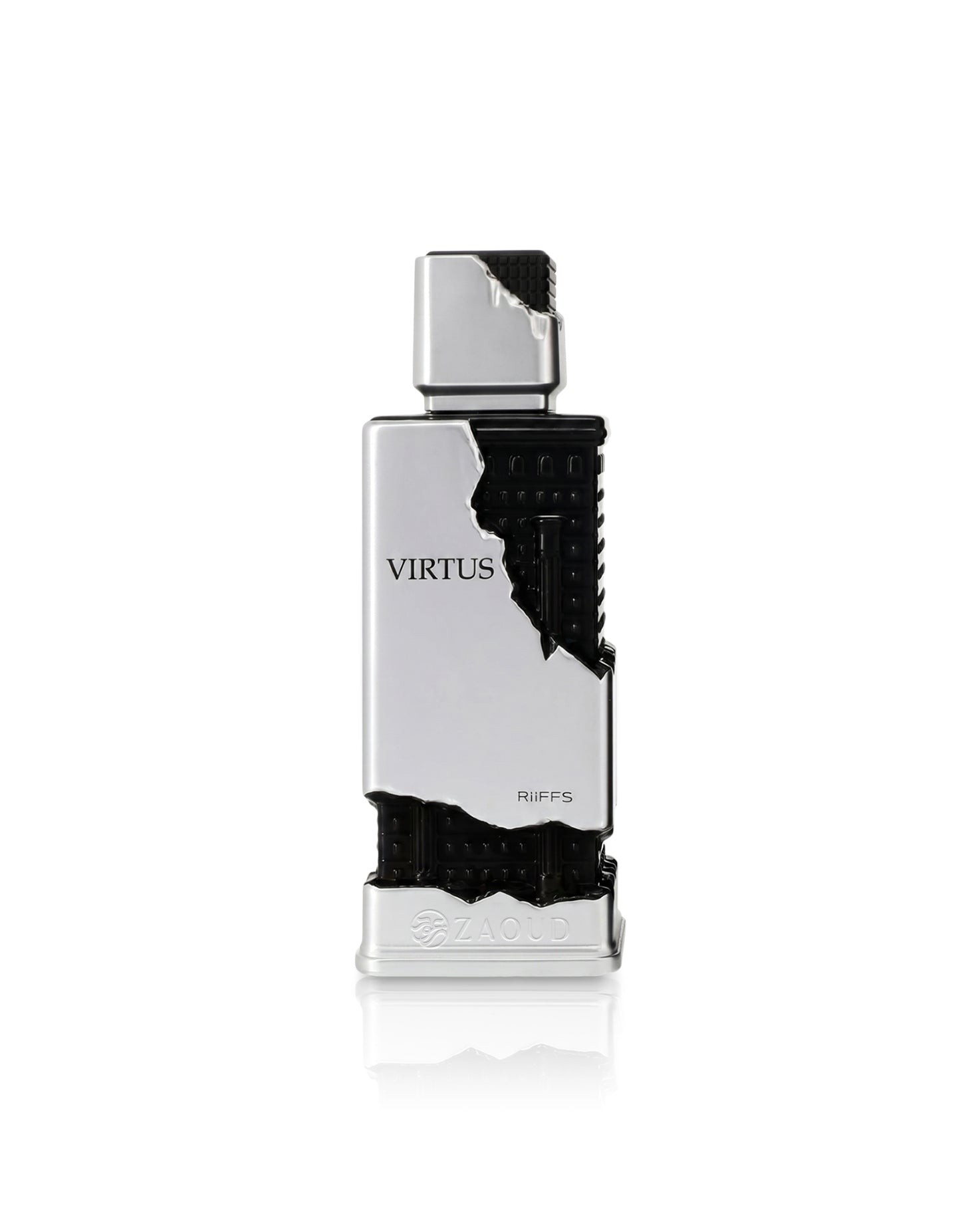 riiffs virtus perfume bottle shows against white background