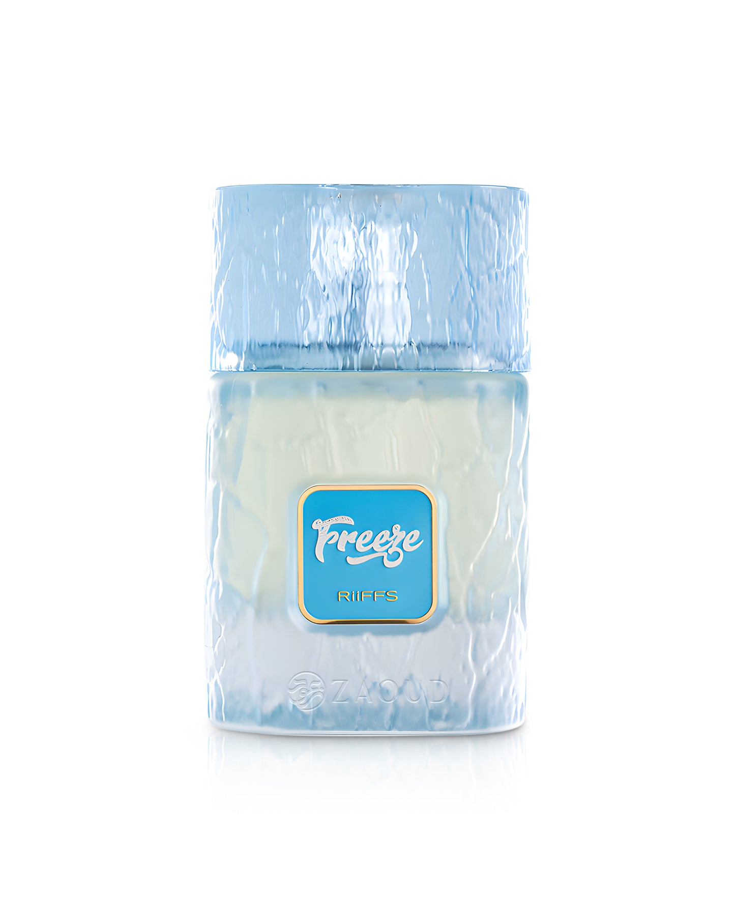 riiffs freeze perfume bottle shows against white background