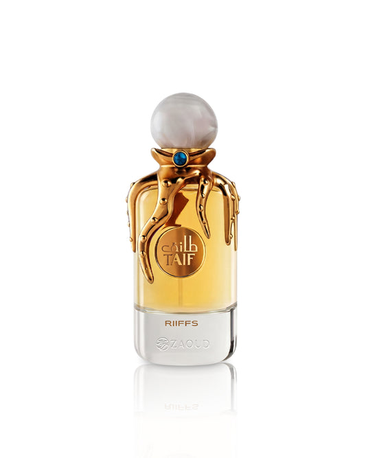 riiffs taif perfume bottle shows against white background
