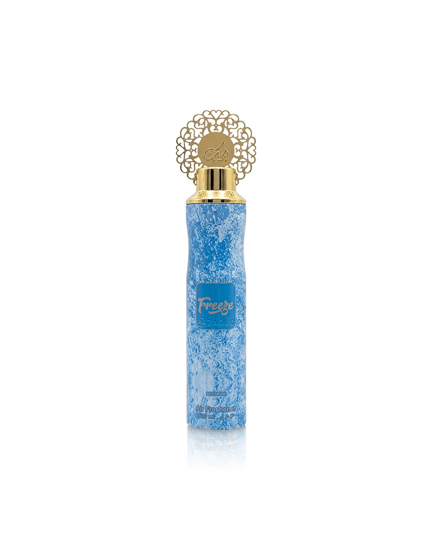 Riiffs freeze air freshener bottle shows against white background