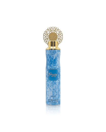 Riiffs freeze air freshener bottle shows against white background