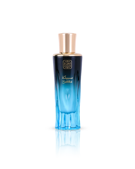 sabika aqua parfum by naseem perfume bottle shows against white background