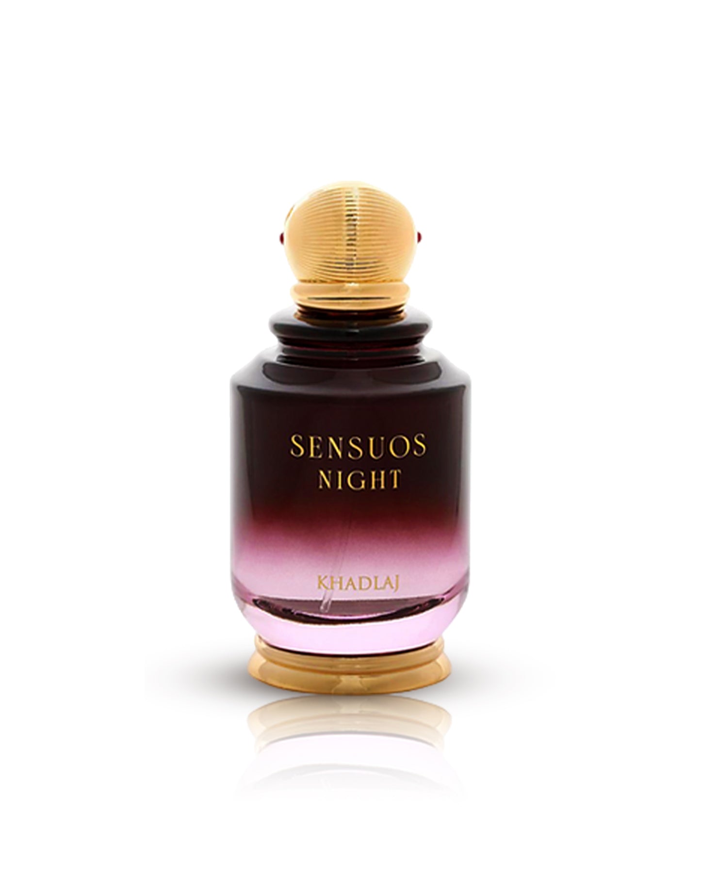 sensuos night edp perfume bottle shows against white background