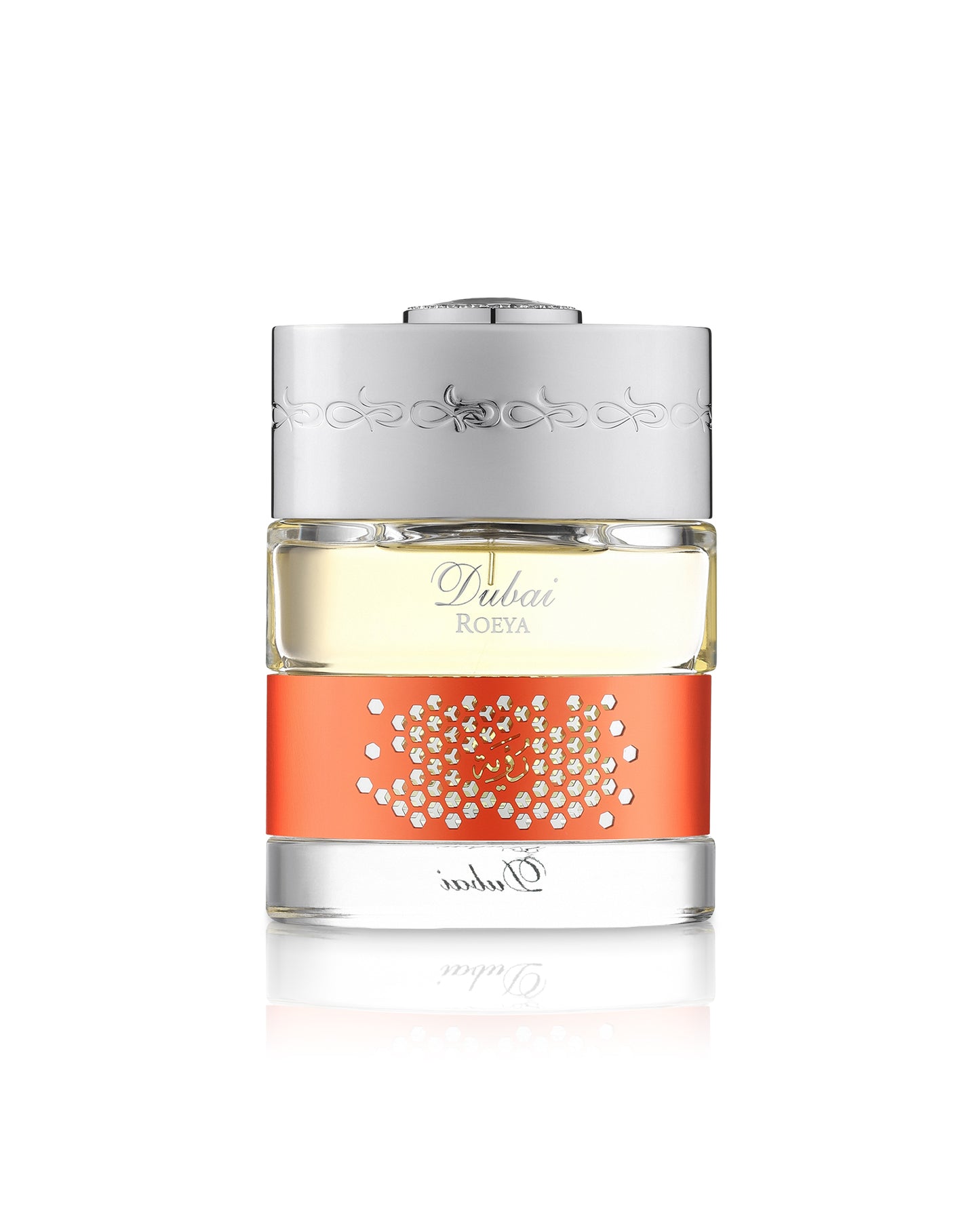 spirit of dubai roeya perfume bottle shows against white background