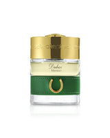 spirit of dubai meydan perfume bottle shows against white background