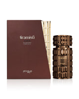 tiramisu coco perfume bottle shows beside its box against white background