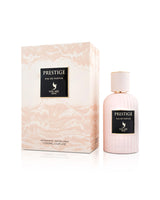 volare prestige perfume bottle shows its packaging against white background