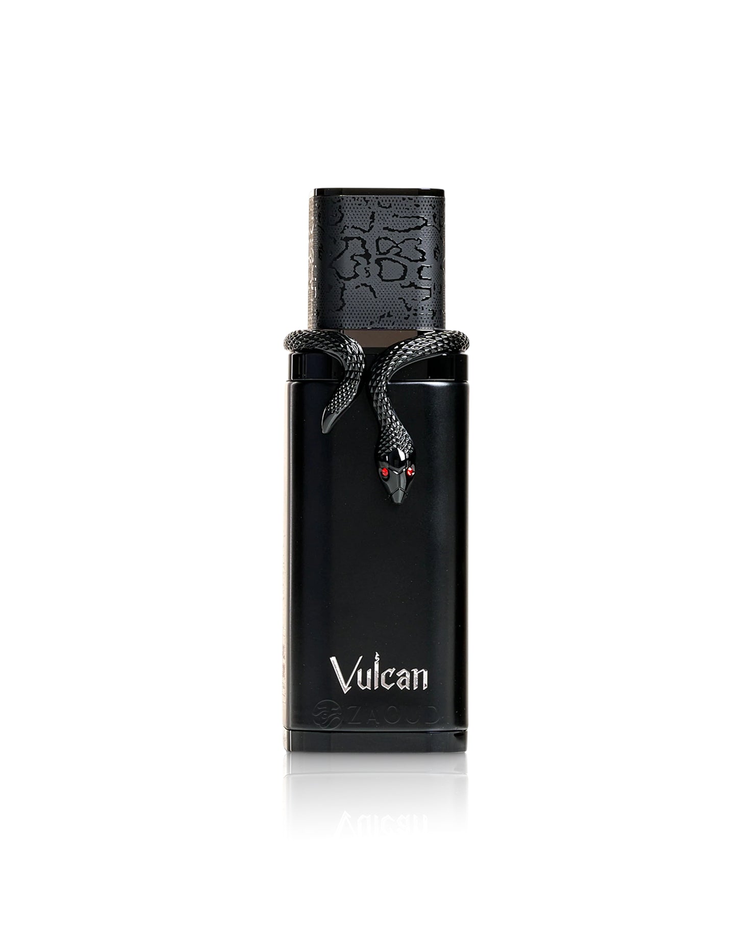 vulcan black friday perfume bottle shows against white background