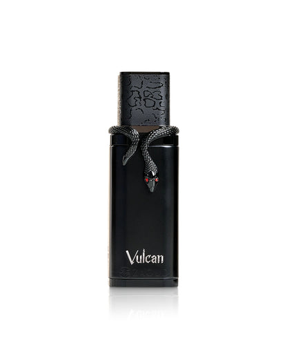 vulcan black friday perfume bottle shows against white background