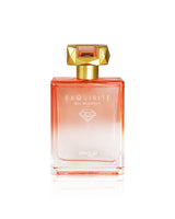 Exquisite by zimaya perfume bottle shows against white background