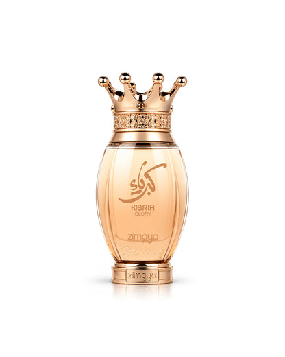 zimaya kibria glory perfume bottle shows against white background