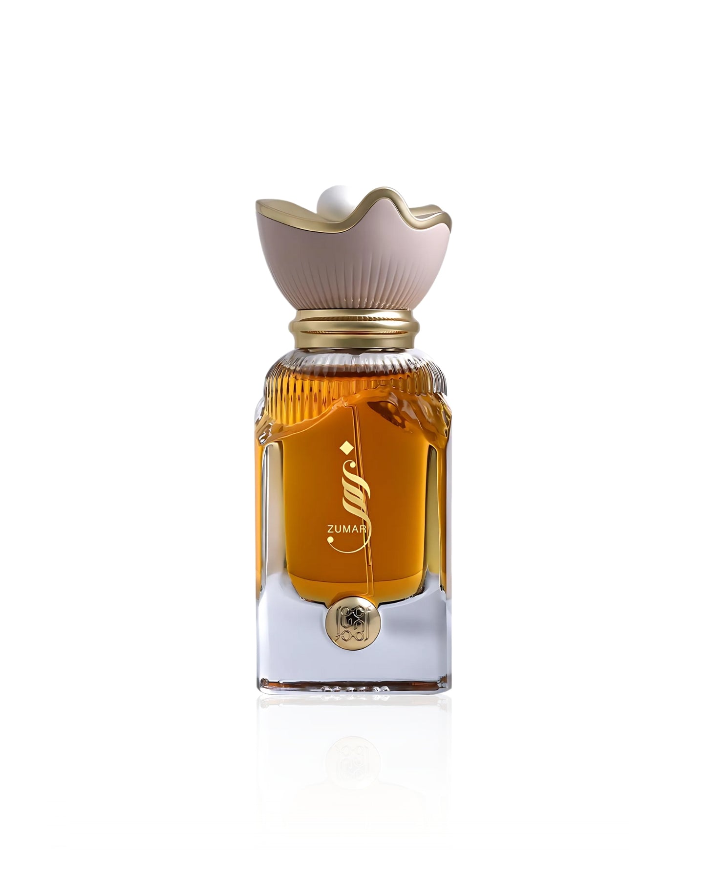 zumar ahmed al maghribi perfume bottle shows against white background